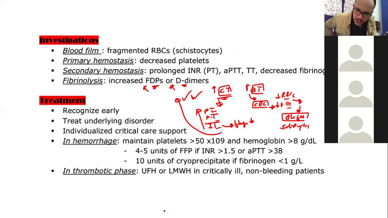 Hematology 13b : DIC and hazards of blood transfusion