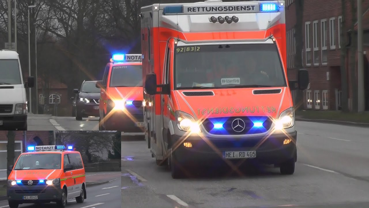 Rettungsdienst in Rendsburg (Zusammenschnitt)