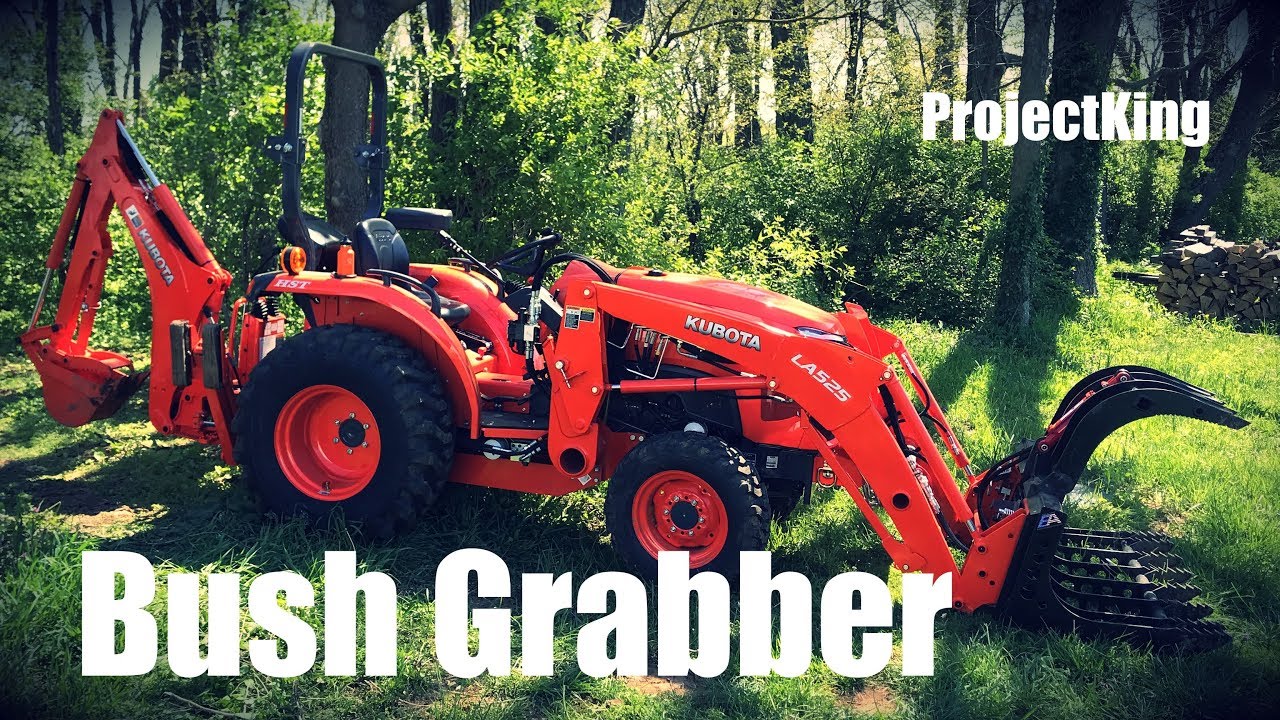 Forest Avengers!  Kubota L3301 with Wicked Grapple and Backhoe