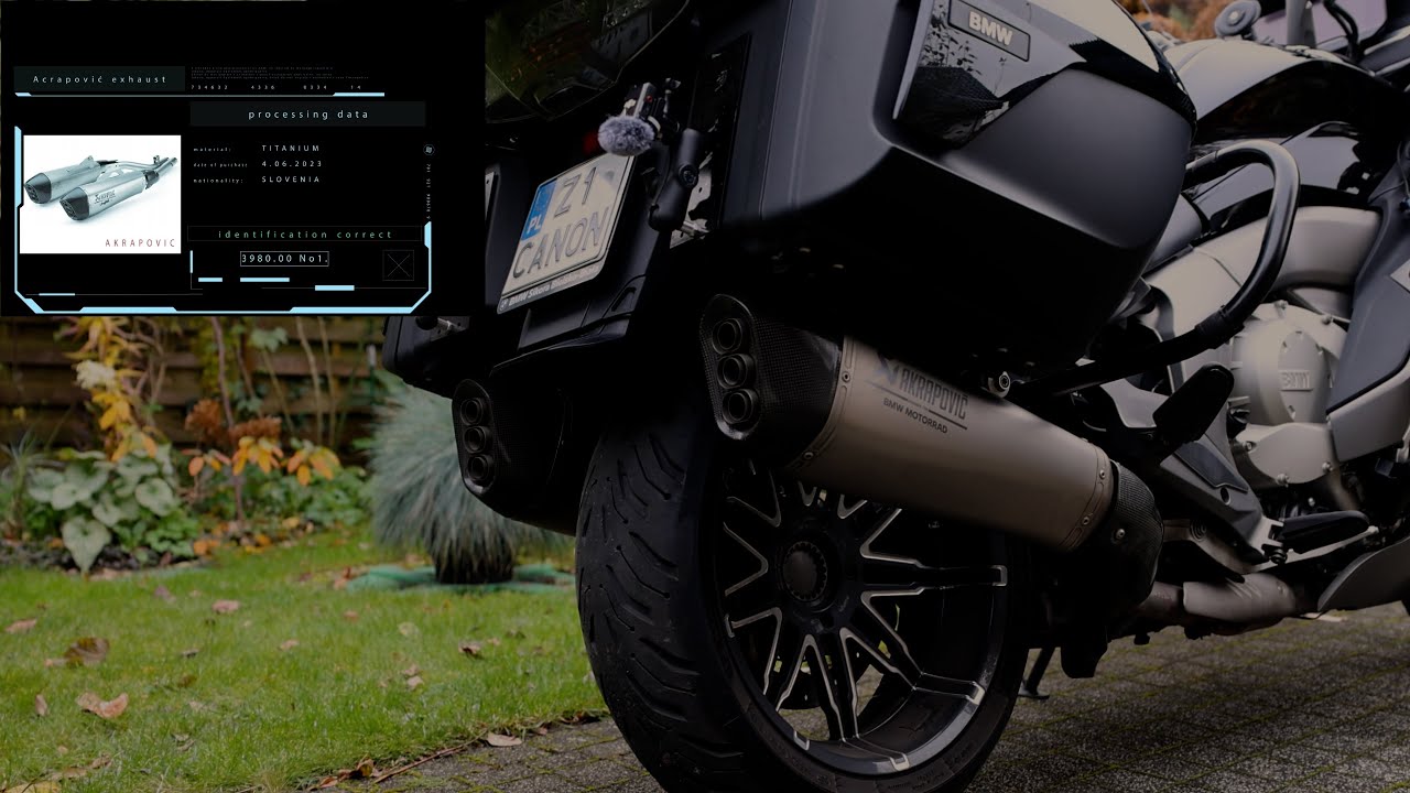 BMW K1600 GTL Akrapovic sound