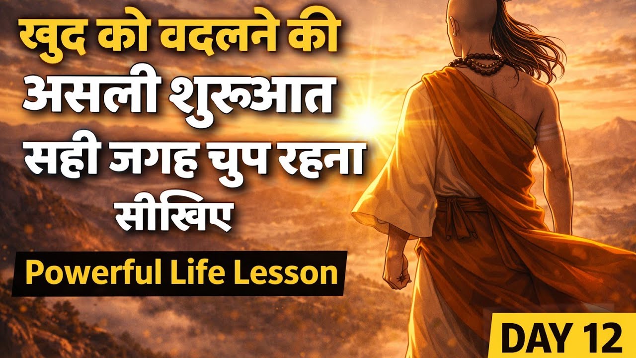 खुद को बदलने की असली शुरुआत | सही जगह चुप रहना सीखिए | Powerful Life Lesson | Gyan Vardhak 