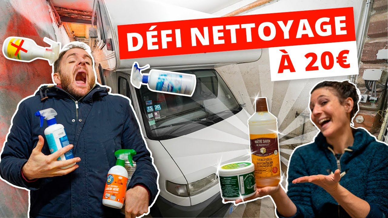 🌱20 € pour nettoyer tout son camping-car !