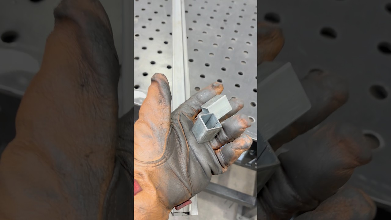 COMO TAPAR PERFILES DE HIERRO F&Aacute;CIL #tip #soldadura #herrero #welder