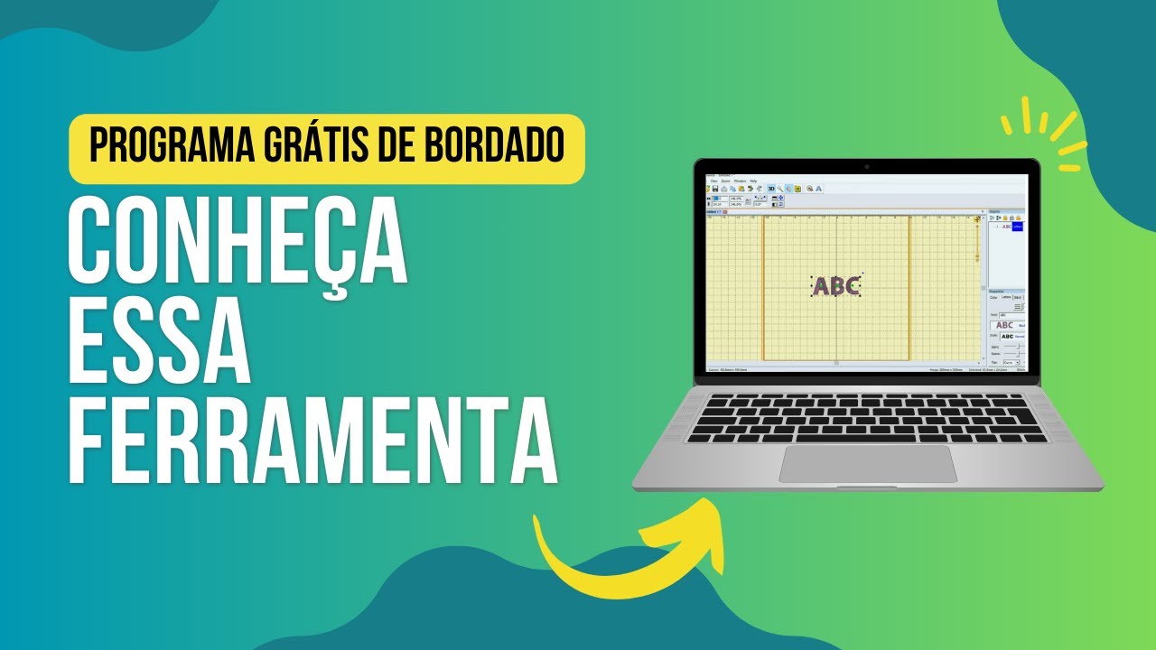 PROGRAMA GRÁTIS PARA CRIAR MATRIZES DE BORDADO | Conheça essa ferramenta