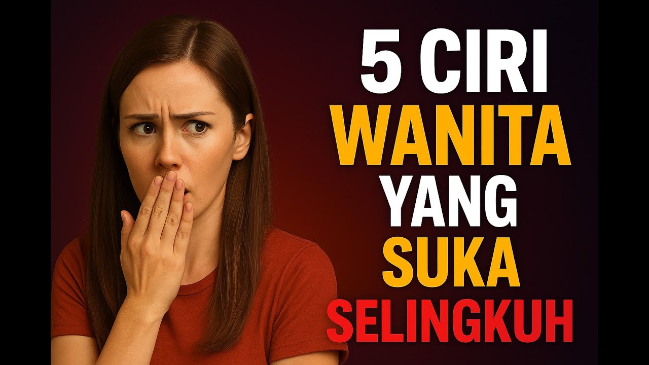 5 ciri wanita suka selingkuh 😮🚫 | yang ke 5 paling bahaya !!!