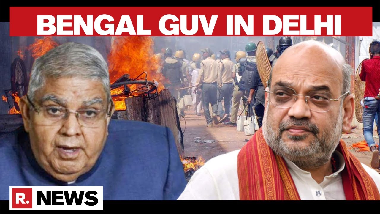 West Bengal Governor Jagdeep Dhankhar Reaches Delhi, Likely To Meet HM Amit Shah | Republic TV