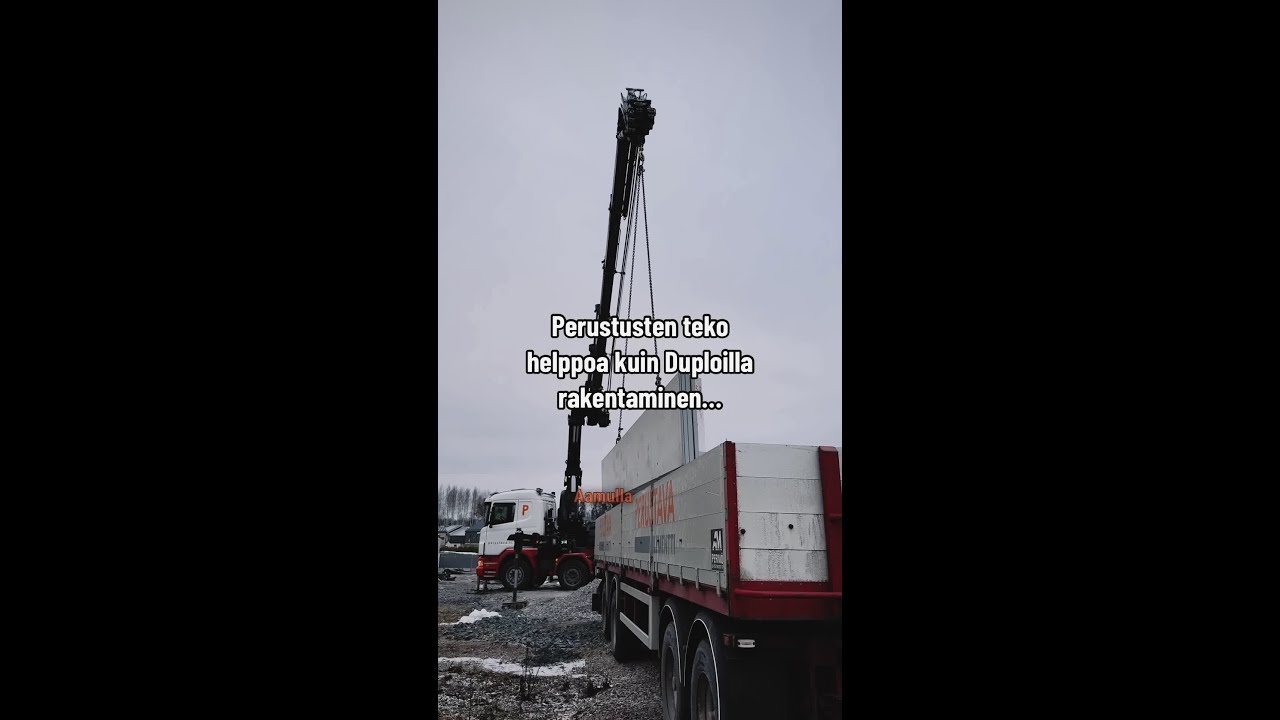 Perustava eKivi&reg; -perustuksen teko on yht&auml; helppoa kuin Duploilla rakentaminen