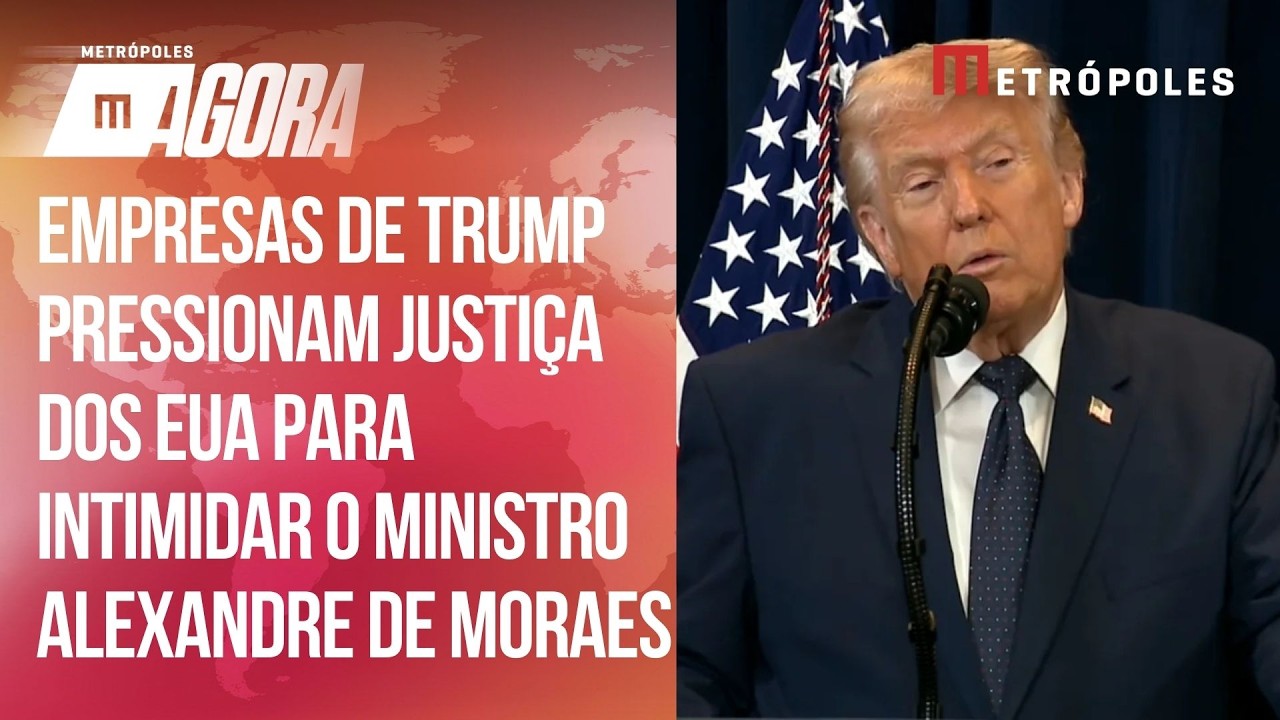 Empresa de Trump pressiona Justiça dos EUA após decisão sobre Alexandre de Moraes