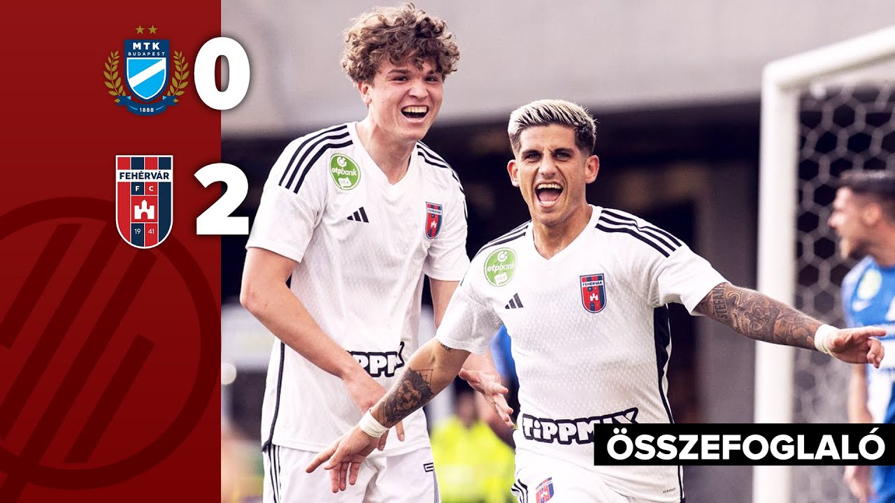 NB I: MTK–Fehérvár 0–2 | összefoglaló