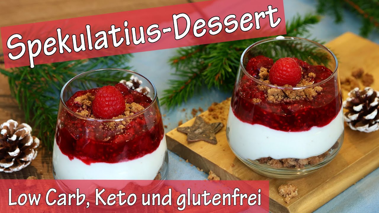 LOW CARB Spekulatiusdessert 🎄 zuckerfrei, proteinreich & soo lecker 😇