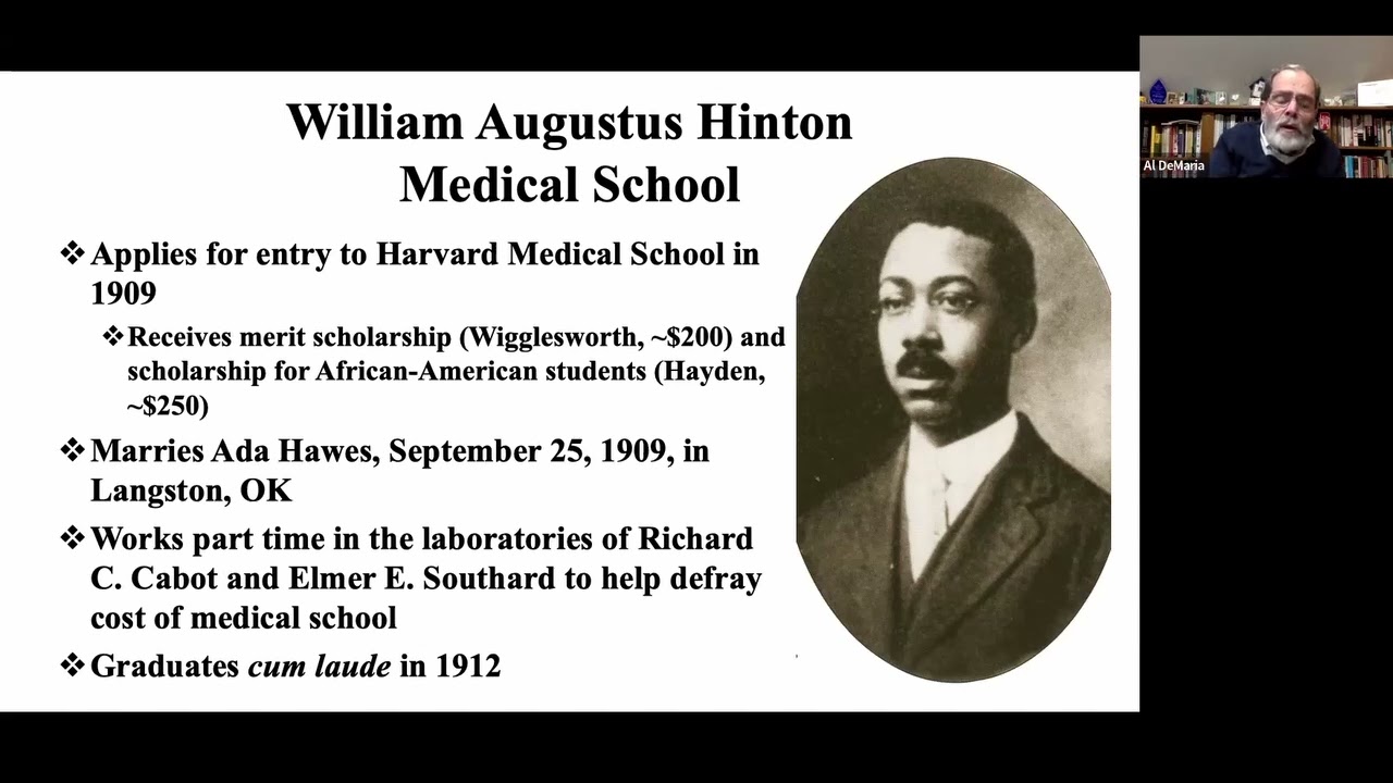 William Augustus Hinton, MD with Al DeMaria
