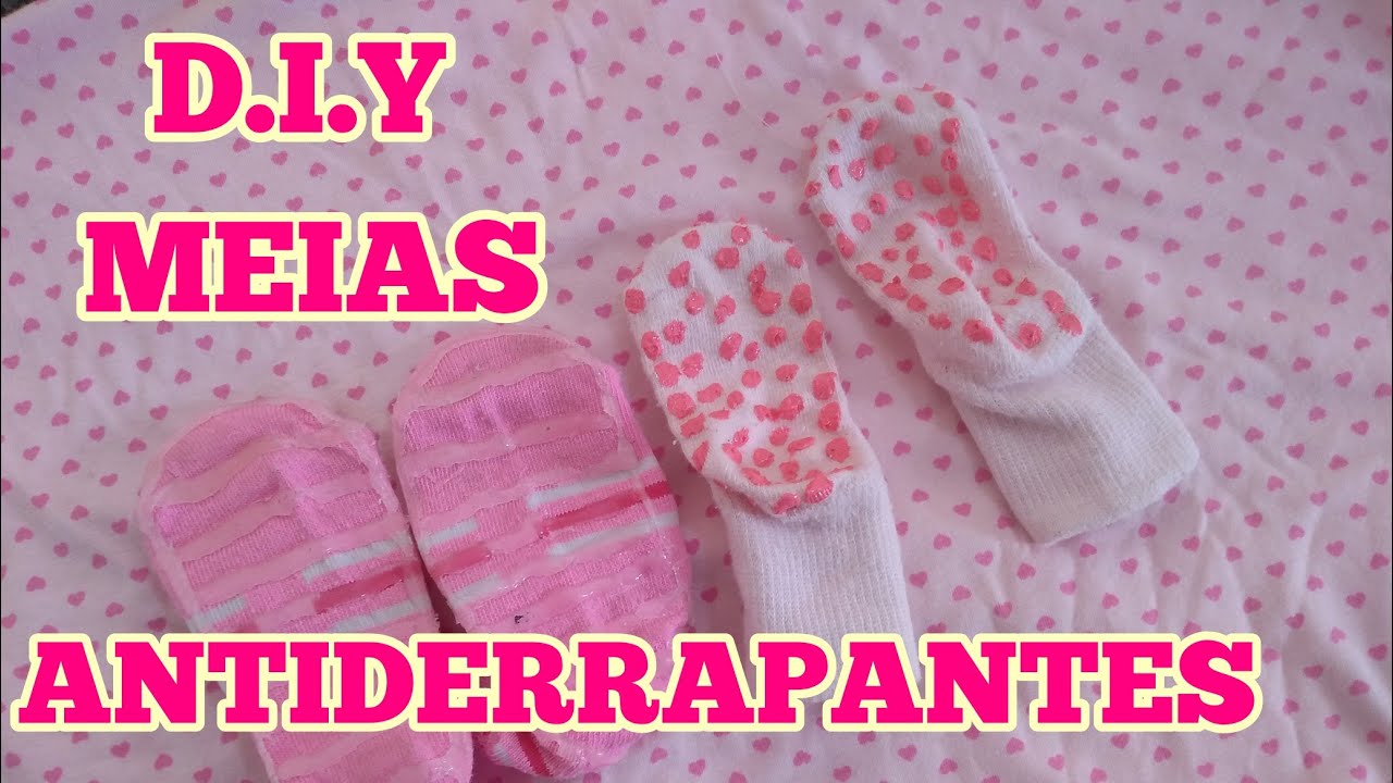 2 FORMAS DE FAZER MEIAS ANTIDERRAPANTES