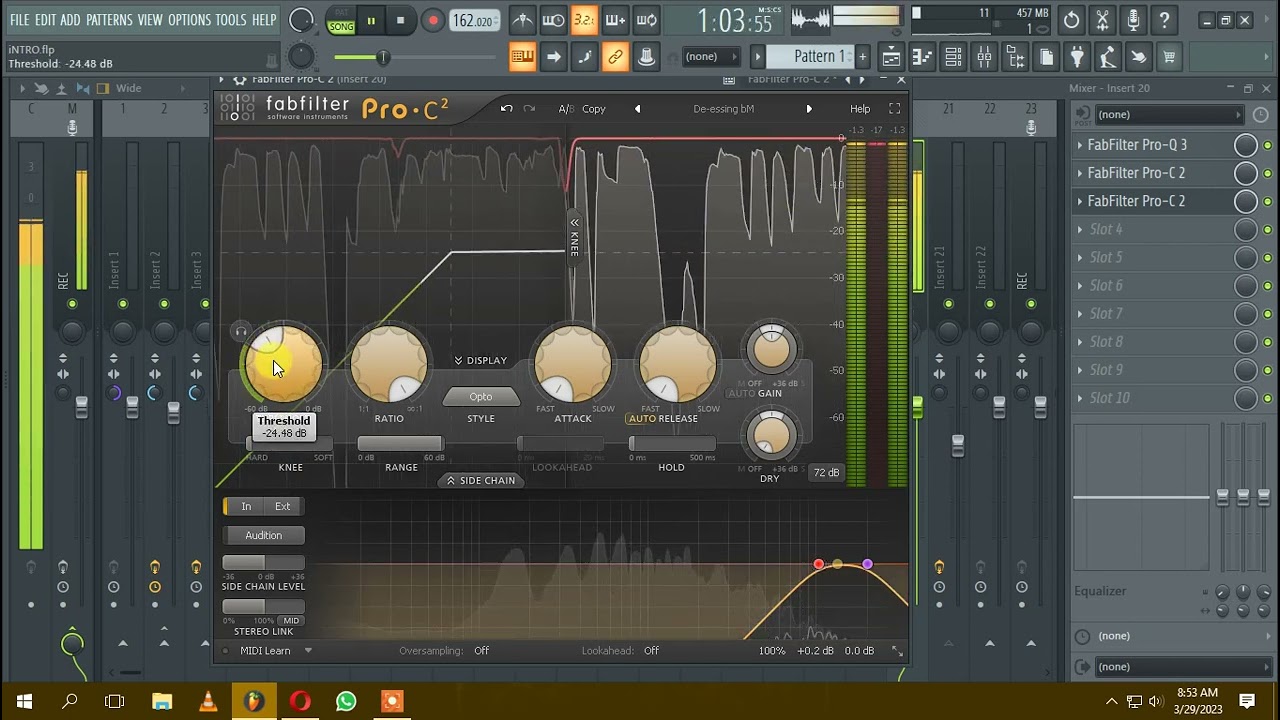 Mixing vocals using Fabfilter plugins
