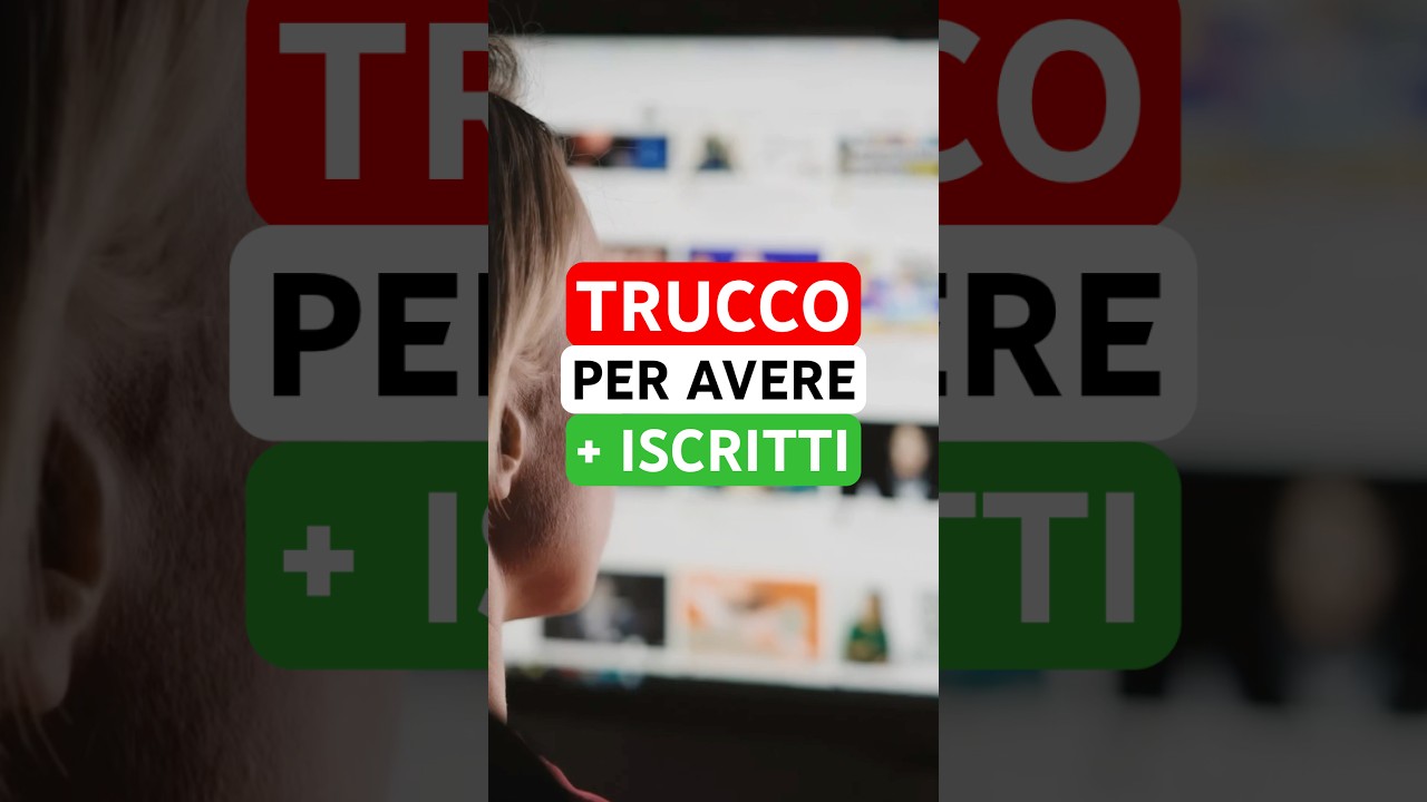 Trucco per aumentare gli iscritti su YouTube! (100% EFFICACE)