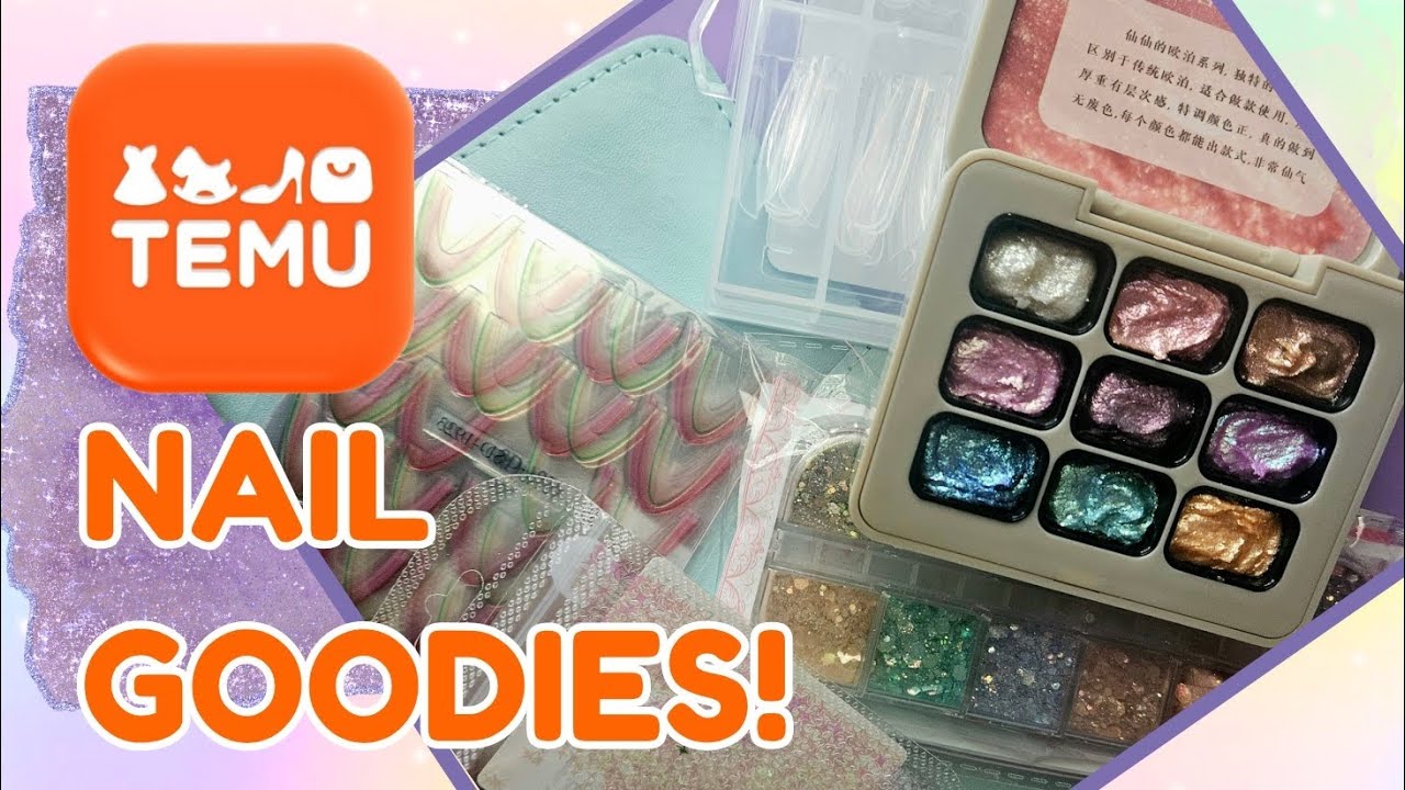 Temu nail haul! 🧡
