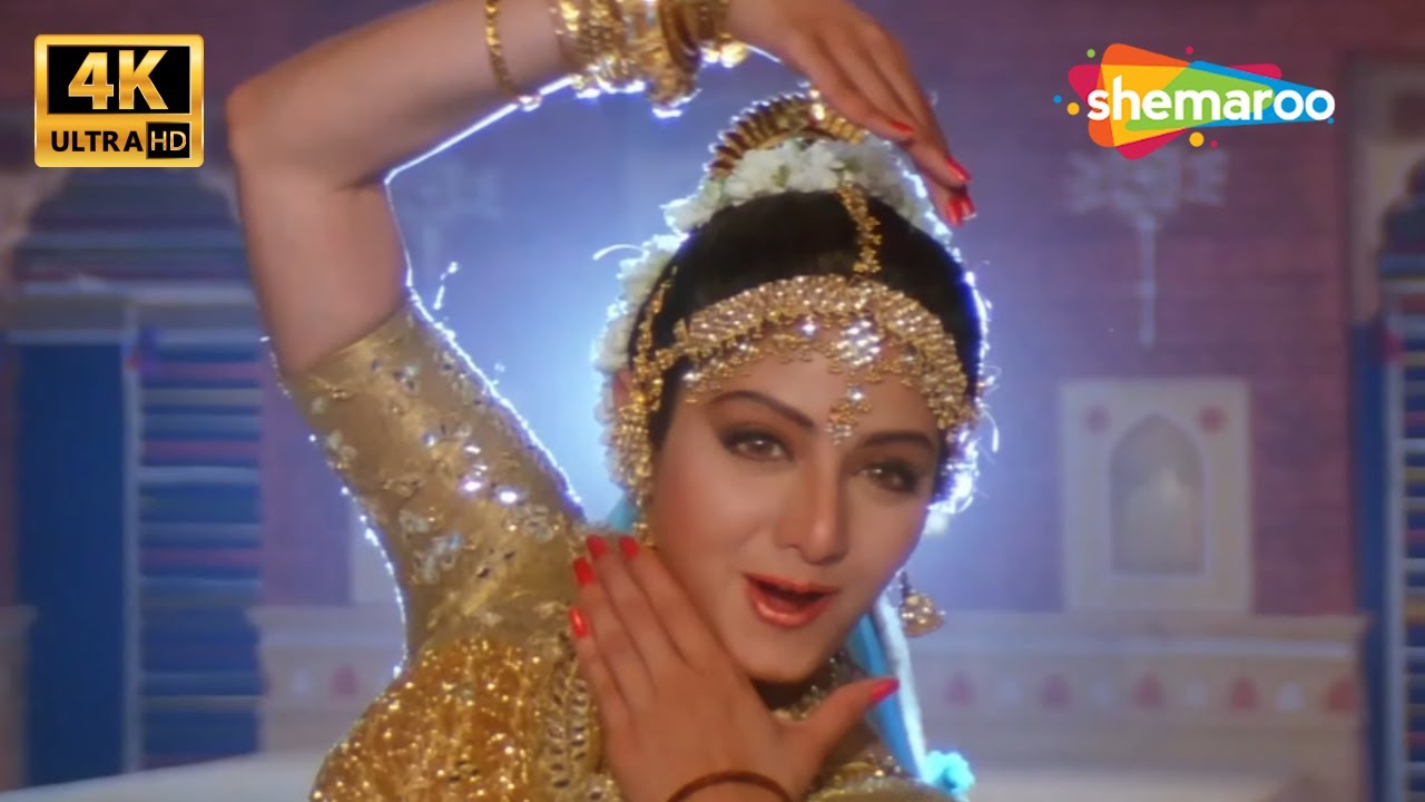 Aaj Radha Ko Shyam (4K Video) | Chaand Kaa Tukdaa | Sridevi,Salman Khan | Lata Mangeshkar Songs
