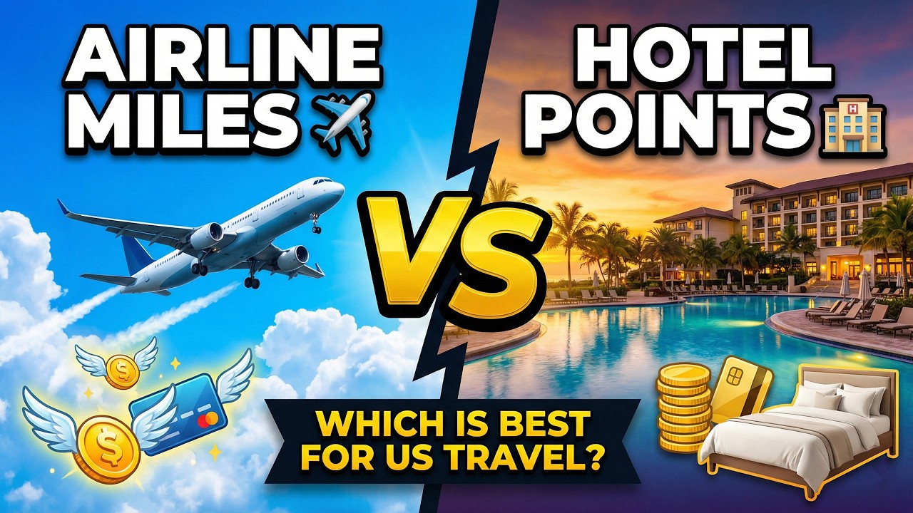 Comparing Airline Miles vs. Hotel Points for Your Next US Trip