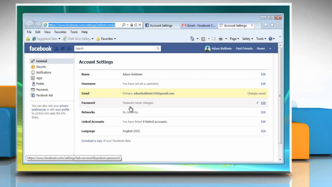 How to Change your Login Email Address on Facebook&reg;