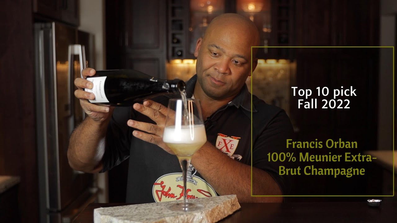 Top 10 pick for 2022 Champagne Review - Champagne Francis Orban -  Pinot Meunier Extra-Brut