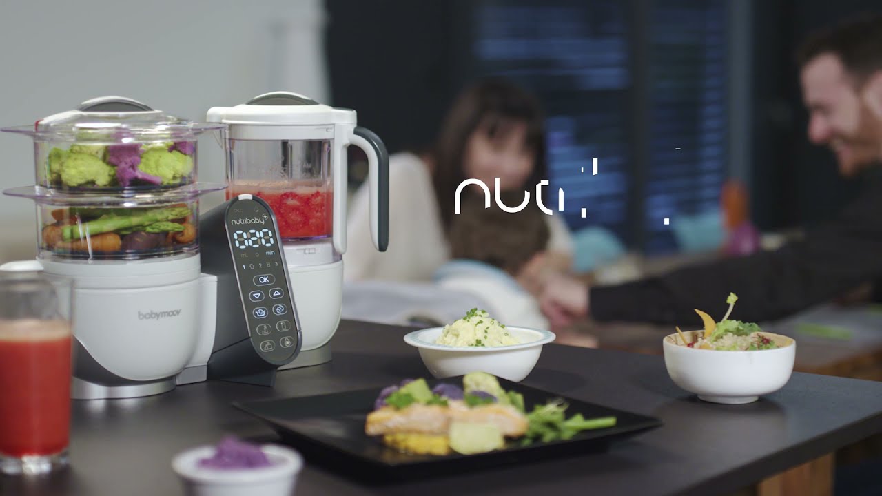 BABYMOOV - Préparateur culinaire cuiseur et mixeur Nutribaby+