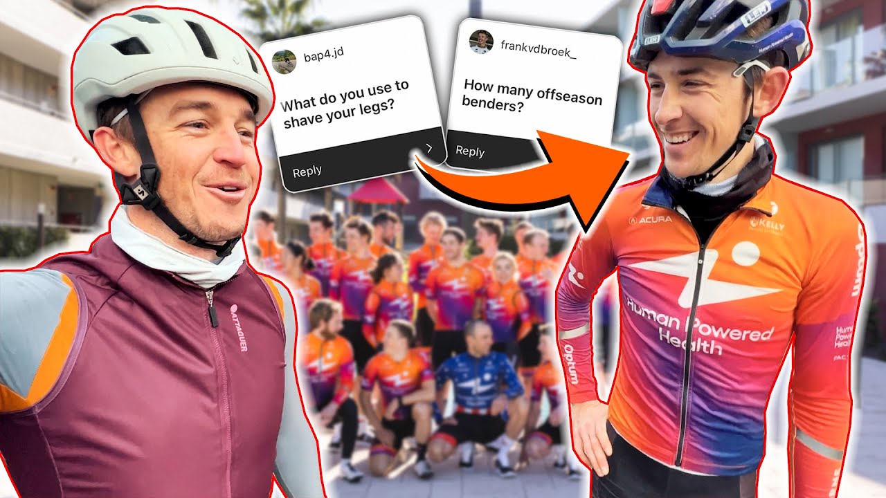 Riding 460KM with a PRO CYCLING TEAM to ask them YOUR questions. Here’s what they said…