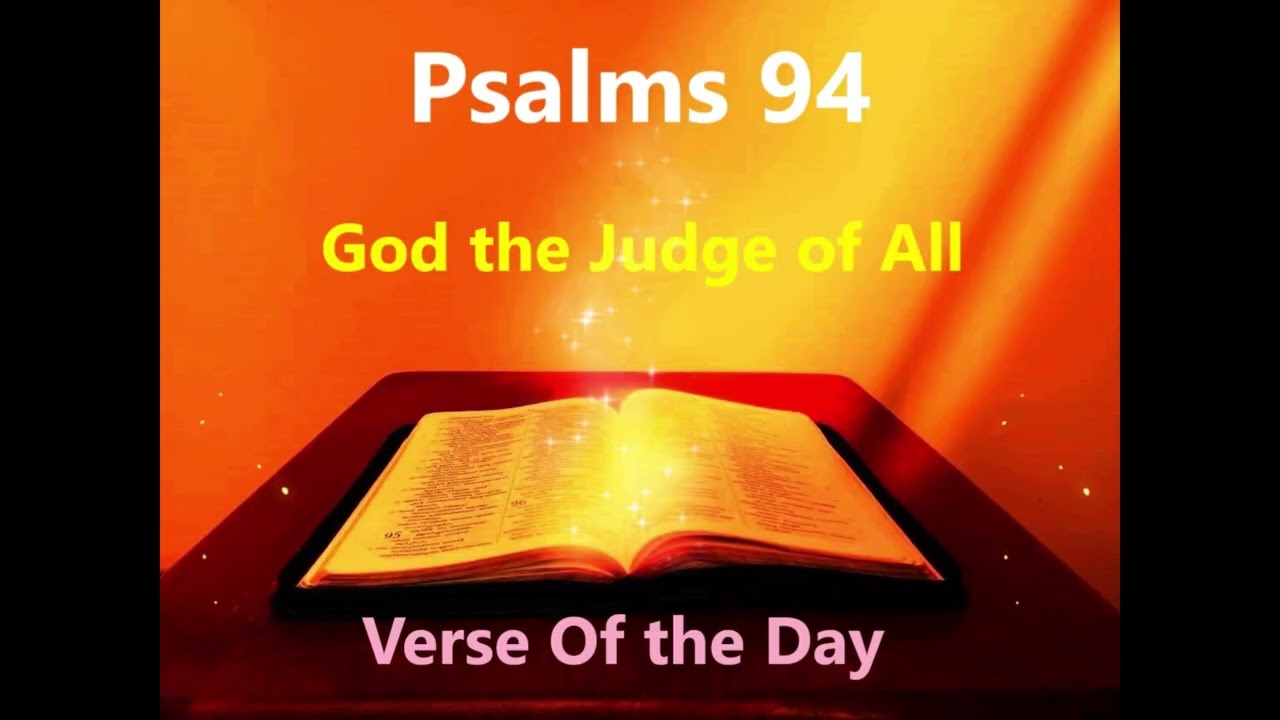 Psalms 94 || Audio Bible || Verse Of the Day || Showers Of Blessings