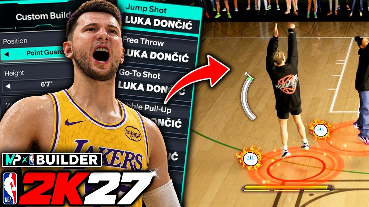 I Recreated Luka Doncic in the NEW NBA 2K27 MyPLAYER Builder *Early Community Day Footage*