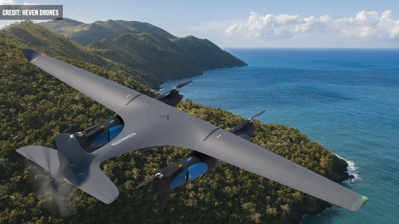 Heven Reveals Hydrogen Powered Raider Drone