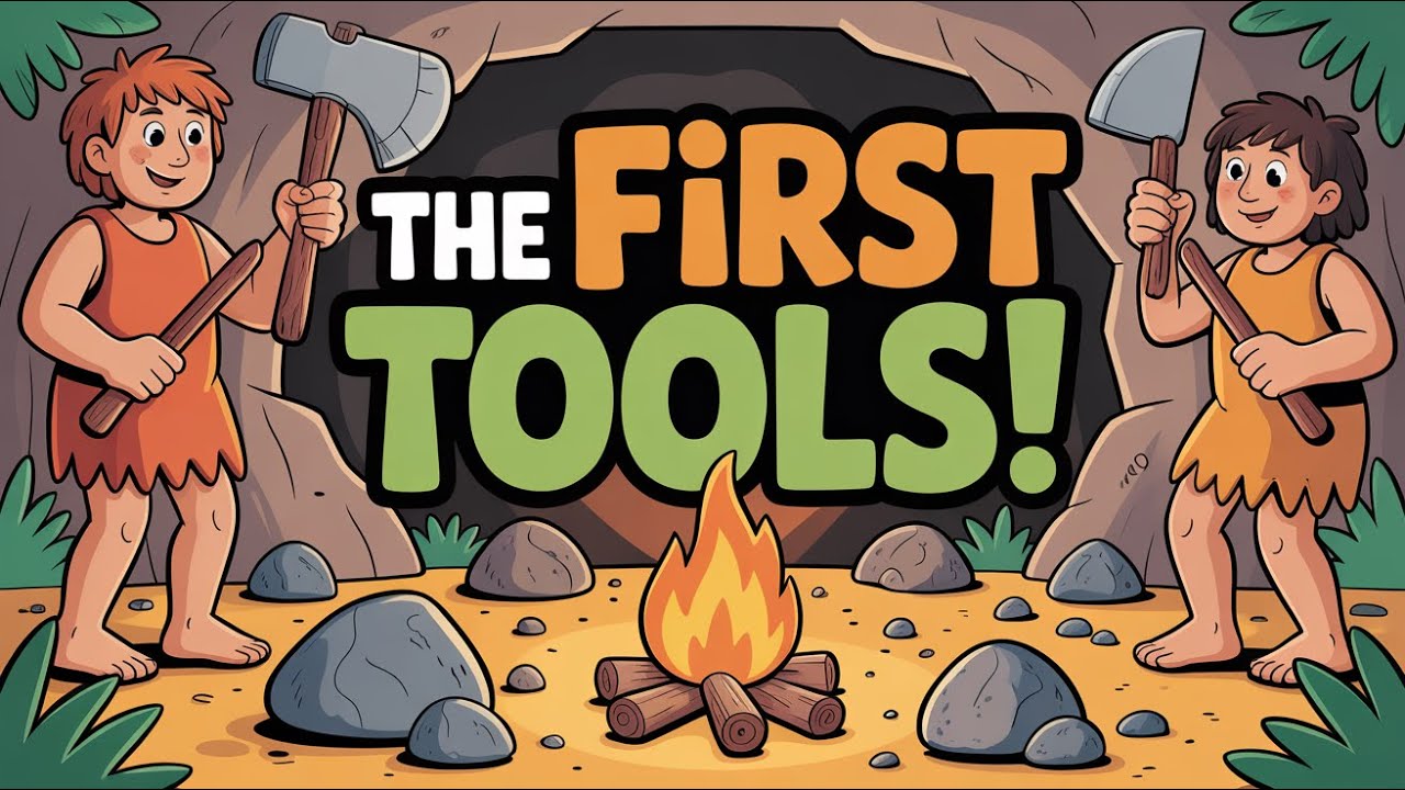 The First Tools &ndash; Stone Age Science 🪨 | Early Human Inventions for Kids