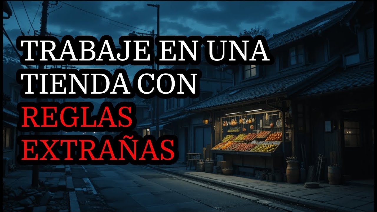TRABAJÉ en una TIENDA de JAPON con REGLAS EXTRAÑAS | Historias | TERROR