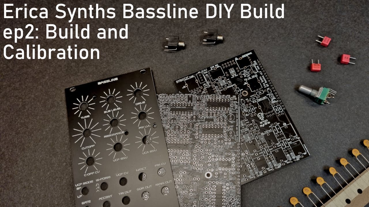 Erica Synths Bassline DIY - Episode 2: Build and Calibration
