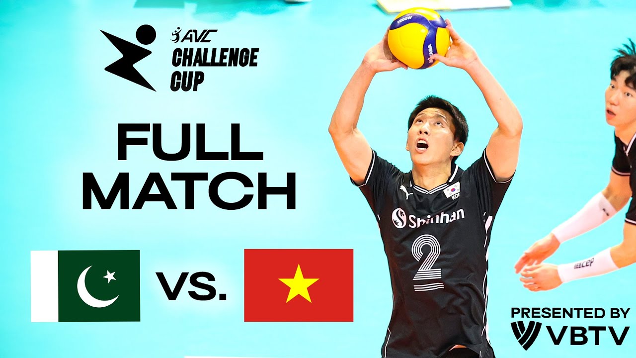 PAK 🇵🇰 vs. VIE 🇻🇳 - AVC Challenge Cup 2024 | Quarter Final - presented by VBTV