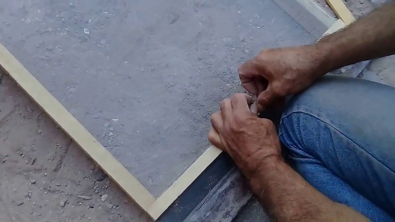 Como hacer un Cernidor para terminar un Enjarre Rústico con arena fina....