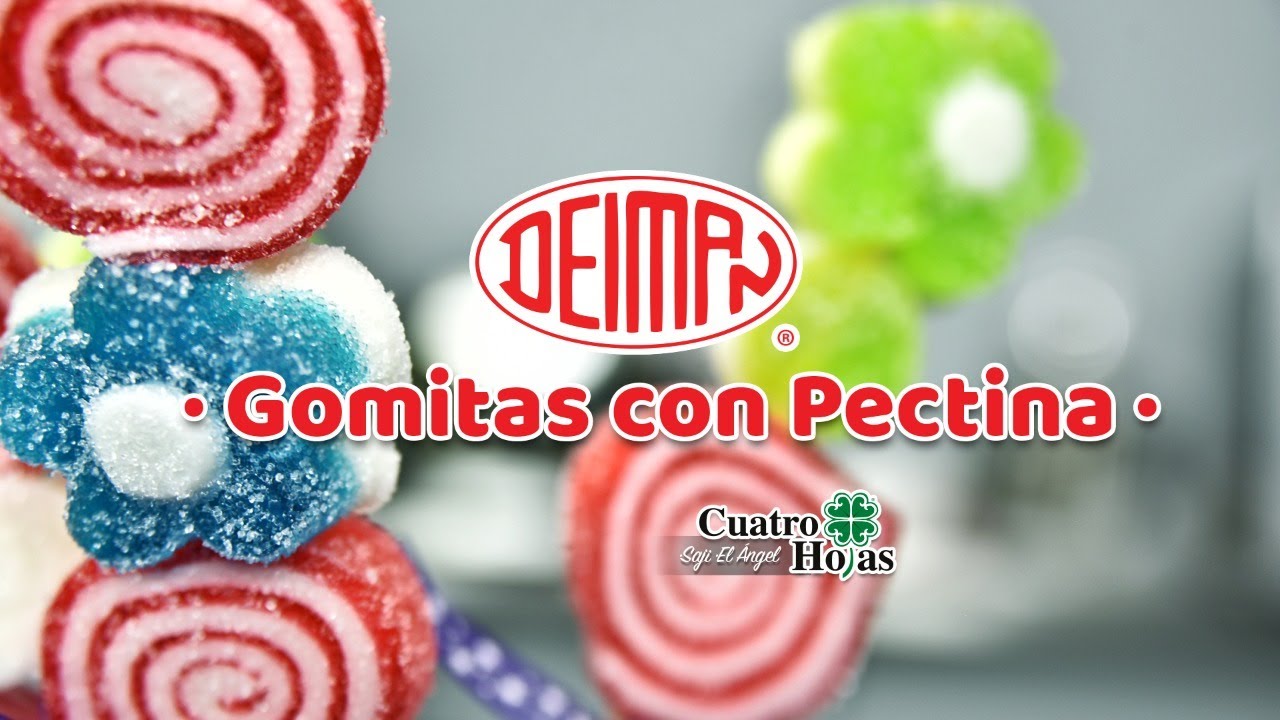 Gomitas de Grenetina y pectina con Deiman