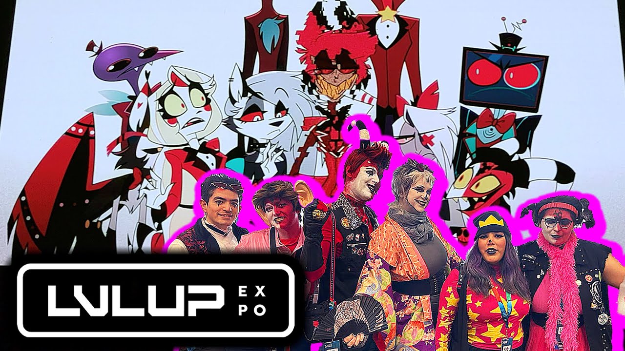 LVLUP EXPO 2025 Day 1 (Helluva Boss panel / Hellaverse cosplay / Afterparty) ft. @KittyMonk
