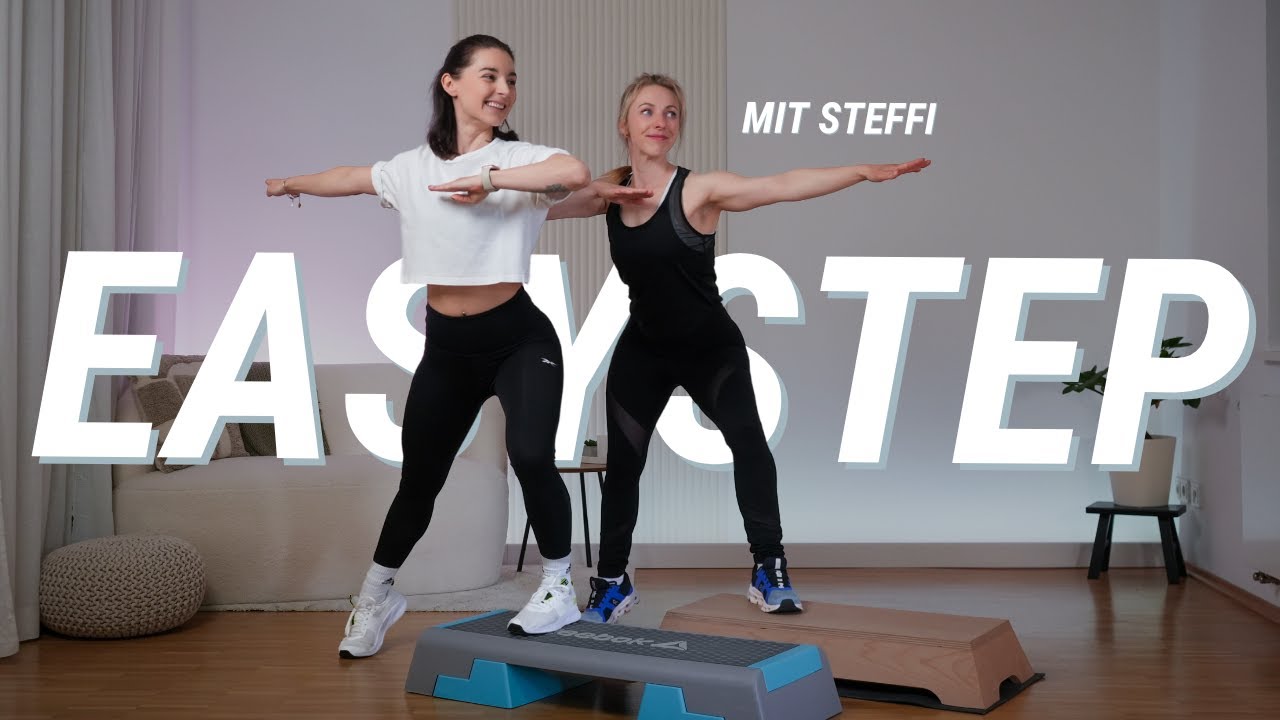 EasyStep Choreo mit Steffi | 2 x 32 Counts + Cool Down | Step Aerobic