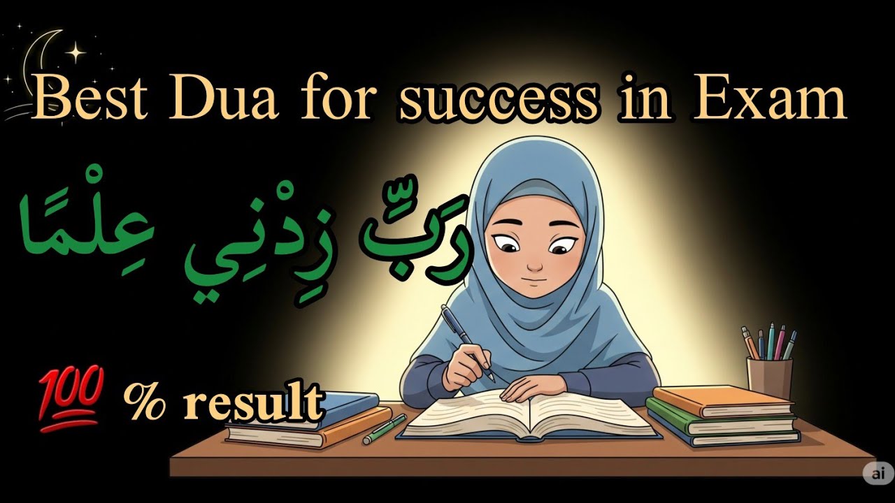 BEST DUA FOR STUDY,EXAM AND SUCCESS|POWERFUL ISLAMIC PRAYER FOR STUDENTS 