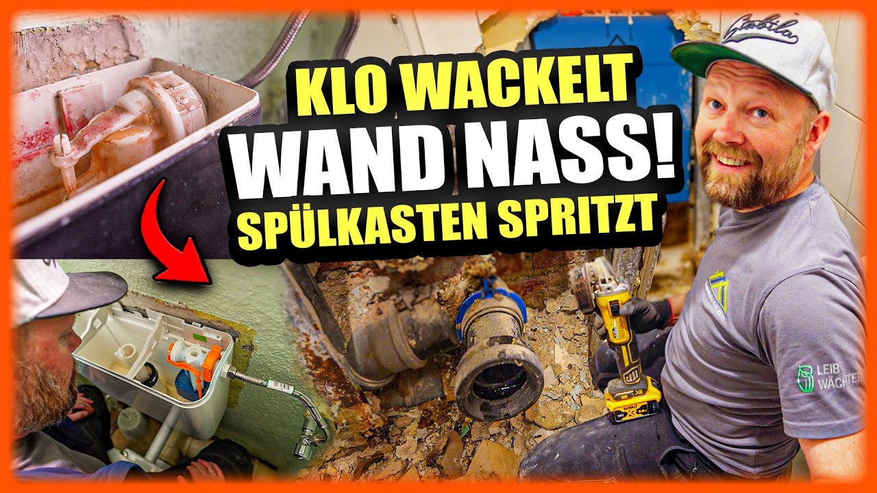 Klo fast ABGERISSEN! Nasse Wand & Spülkasten dreht völlig durch! | Home Build Solution