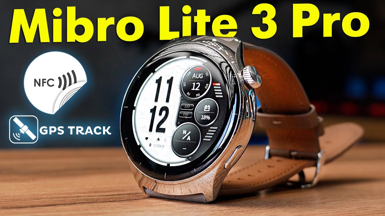 👍ОБНОВИЛ! УМНЫЕ ЧАСЫ c GPS NFC и AMOLED - XIAIMI MIBRO LITE 3 PRO