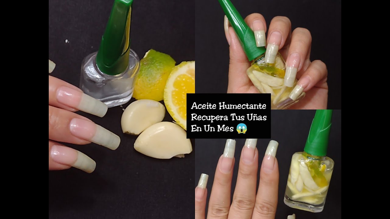 ACEITE HUMECTANTE RECUPERA TUS UÑAS EN UN MES 😱