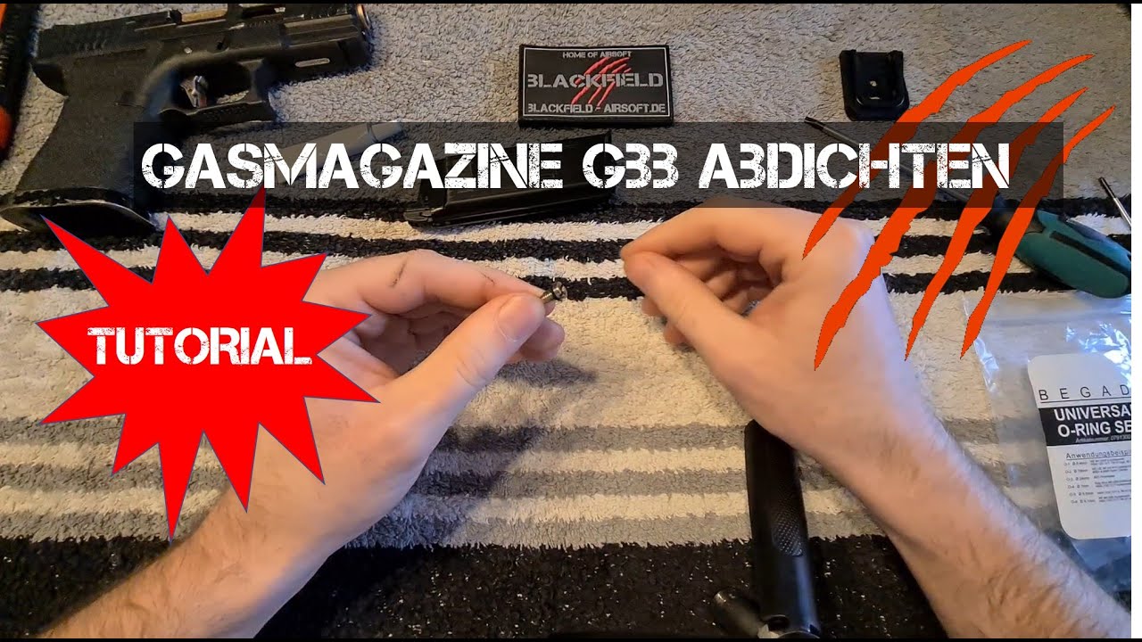 Tutorial Gasmagazine GBB Airsoft abdichten - Blackfield Airsoft