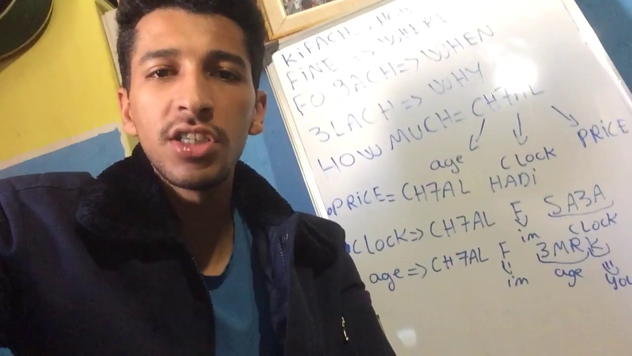 Moroccan language courses : Question words