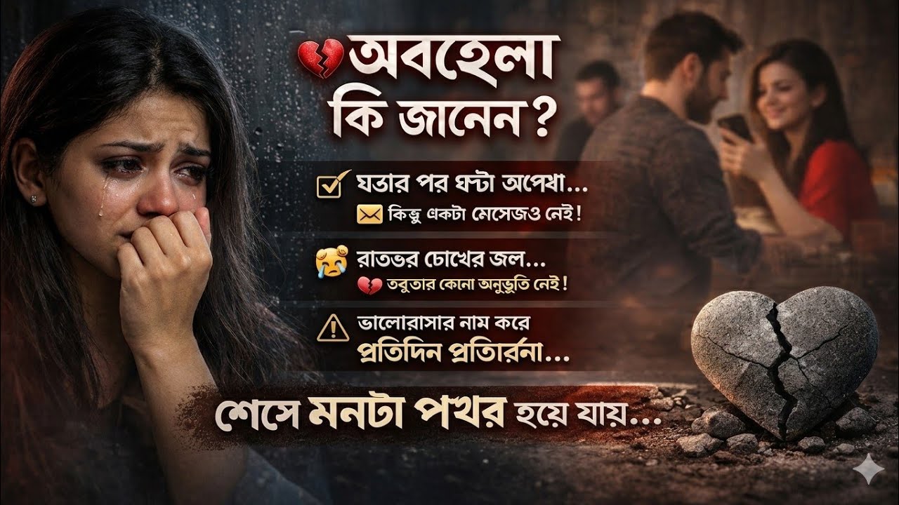 অবহেলা কি জানেন? | ভালোবাসার নামে প্রতারণা | Emotional Bangla Story