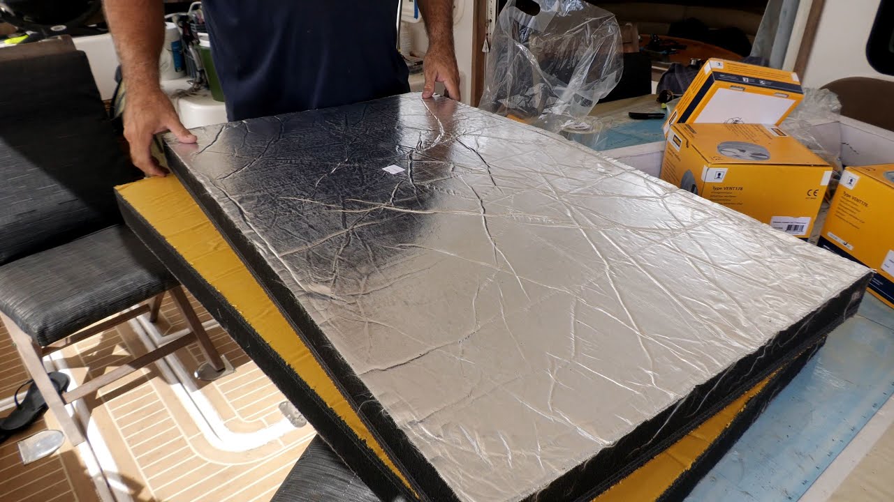 Sailing Zatara - Installing VETUS Sound Insulation