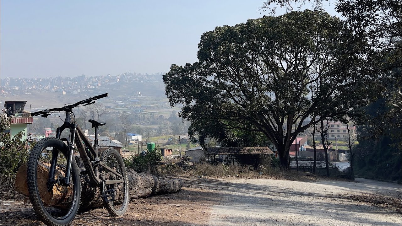 New trail‼️Easy ride around home.🤯 Mountain Biking Nepal. 🥳