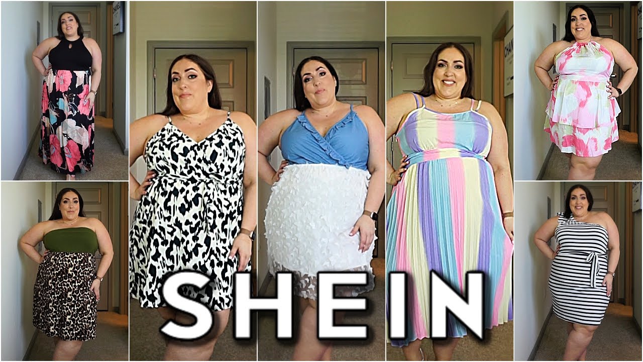SUPER HUGE Plus Size Spring DRESS Try-On Haul | SHEIN | Plus Size Fashion Try-On Haul |Missgreeneyes