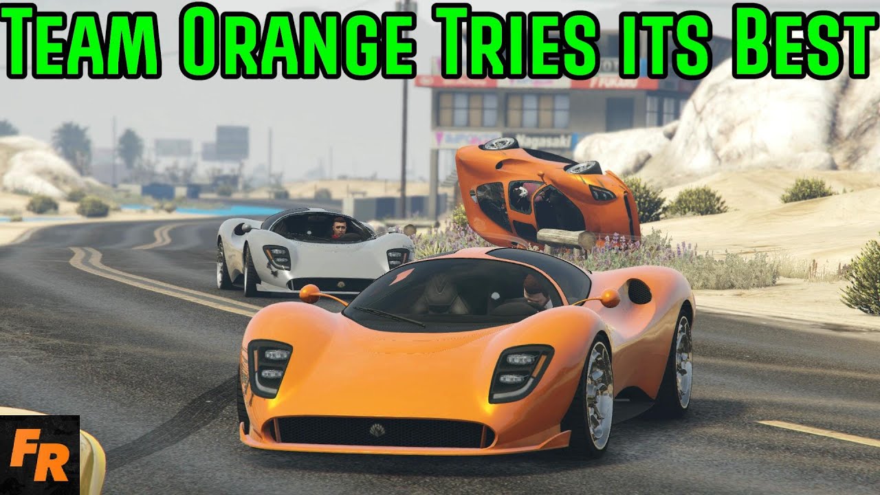 Team Orange Tries Its Best - Gta 5 Racing