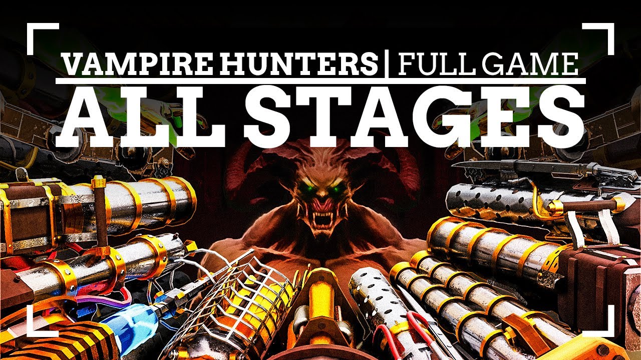 VAMPIRE HUNTERS | FULL GAME (with All Stages and Bosses) 🎮💪