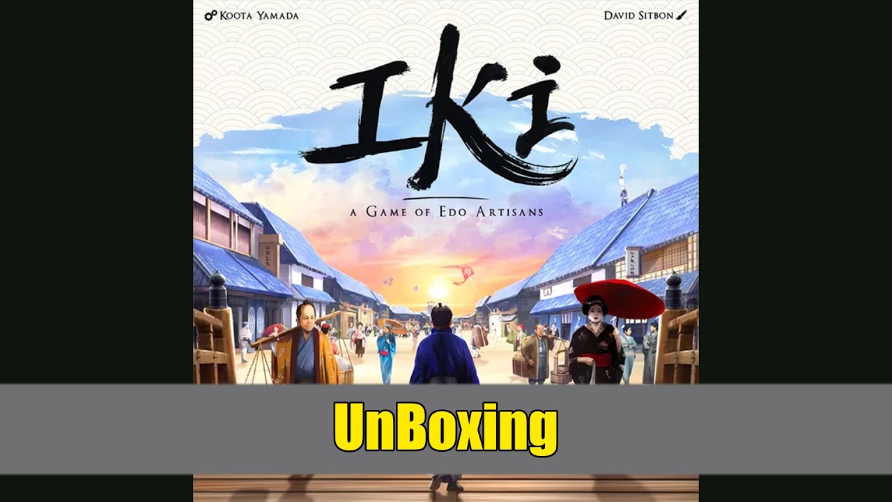 🏮 IKI – Распаковка настольной игры! 🏮