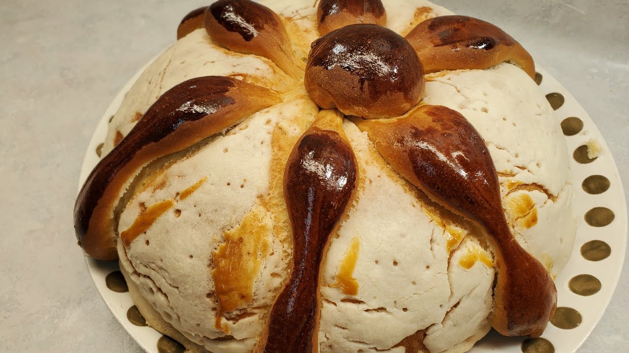riquísimo pan de muerto con 2 tazas de harina super esponjoso